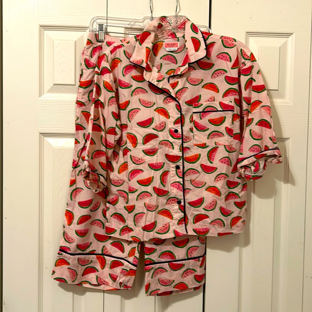 Like New Kate spade watermelon cotton pajamas